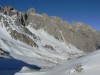 L'alta Val Franzedàs con il Monte Fop