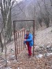 Un cancello a guardia del nulla