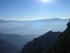 Panorama verso Belluno, dall'intaglio di cresta